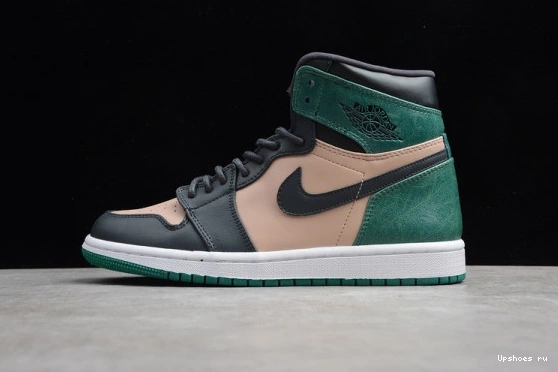 AH7389-203 Air WMNS AH7389-203 Premium Jordan High 1 Green Pink 0619